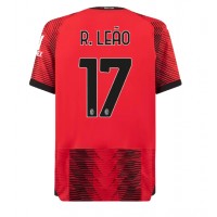 Fotbalové Dres AC Milan Rafael Leao #17 Domácí 2023-24 Krátký Rukáv